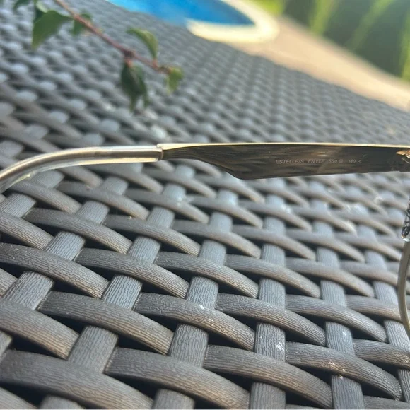 Jimmy Choo Estelle/S Envy Black Cat-Eye Sunglasses - Picture 6 of 7